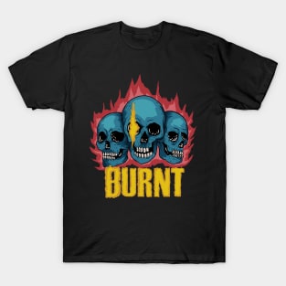 skull burnt T-Shirt